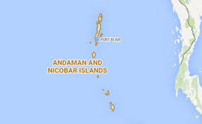 5.9 magnitude earth quake in Andaman Nicobar Islands