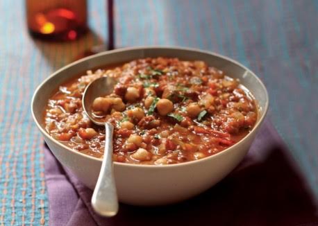 Moroccan lentil stew recipe with Raisins