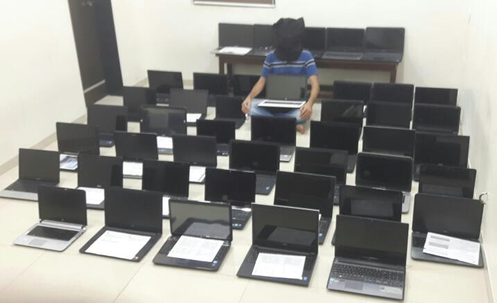 Vadodara SOG arrested software engineer with 44 laptops