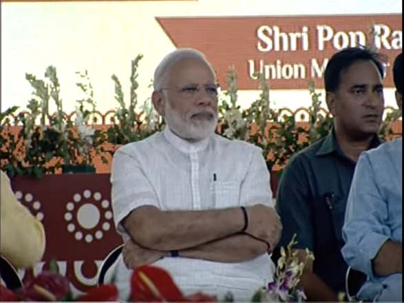 PM Modi lays Foundation Stone for Various Projects of Kandla Port in Gandhidham, Gujarat