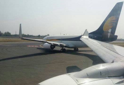 Jet Airways plane nearly collided at Delhi airport