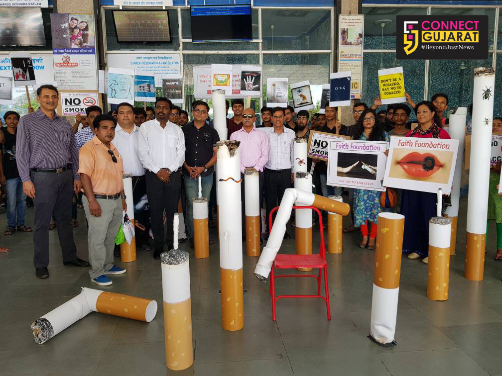 Hard hitting Art Installation to promote World No Tobacco Day