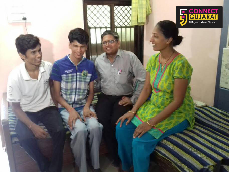 Blind student Naman Shah scored good marks in board exams