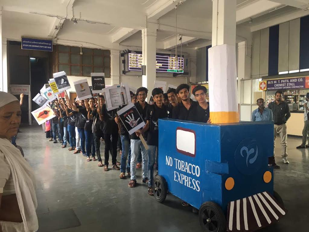 Tobacco express to spread the message of No Tobacco