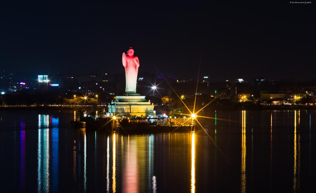 Single Rock Statue of Lord Buddha gives fragrant to the city