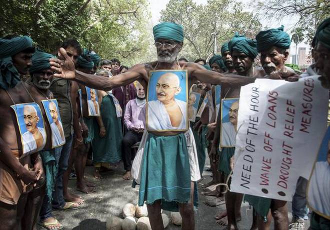 Tamil Nadus farmer back to Delhi again with their unheard Demands