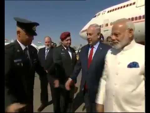 Watche out: PM Modi received warm and grand welcome on his Israel visit