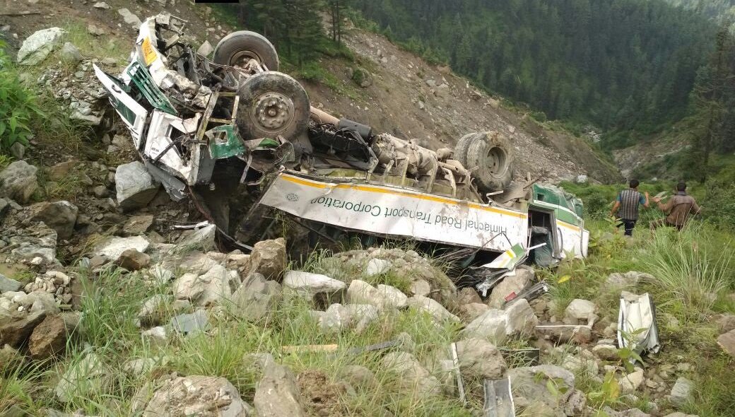 Three killed in Himachal bus accident