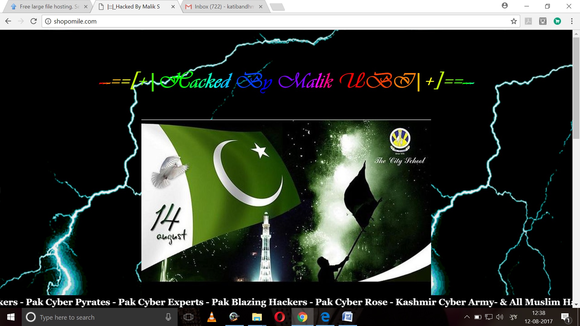 Pakistan Hacker Army hacked Indian E Commerce website