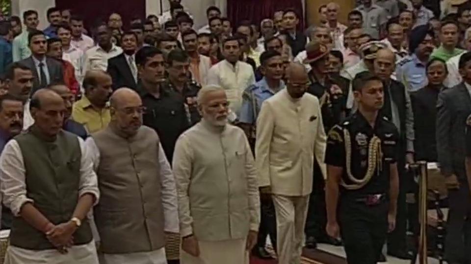 Four Cabinet, nine Ministers of State take oath