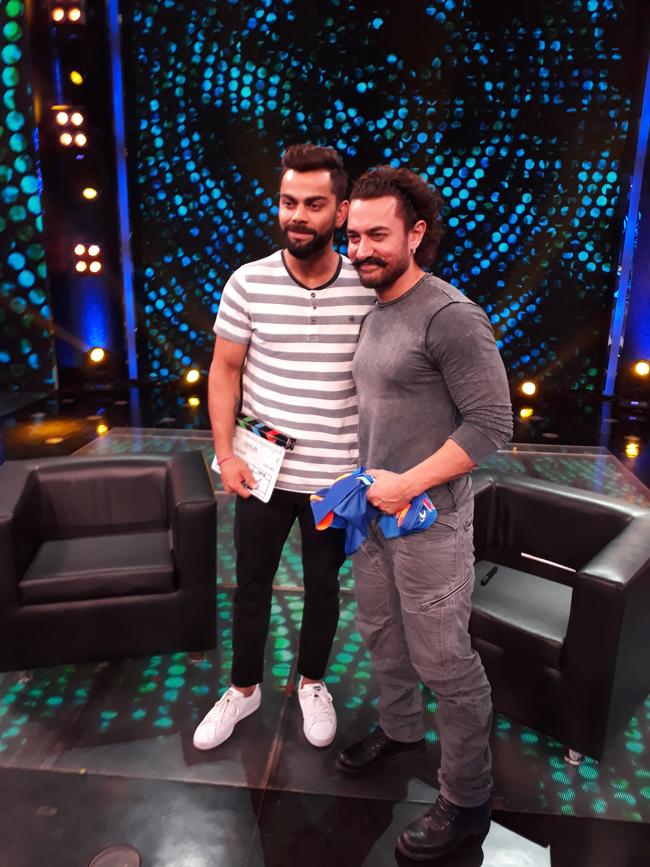 Aamir Khan and Virat Kohli together promoting Secret Superstar