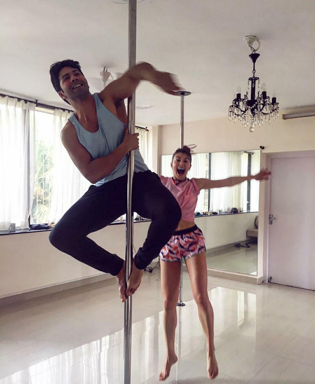 Jacqueline taught pole dance to Varun Dhawan