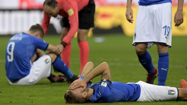 Italy could not qualify for World Cup for the first time in 60 years