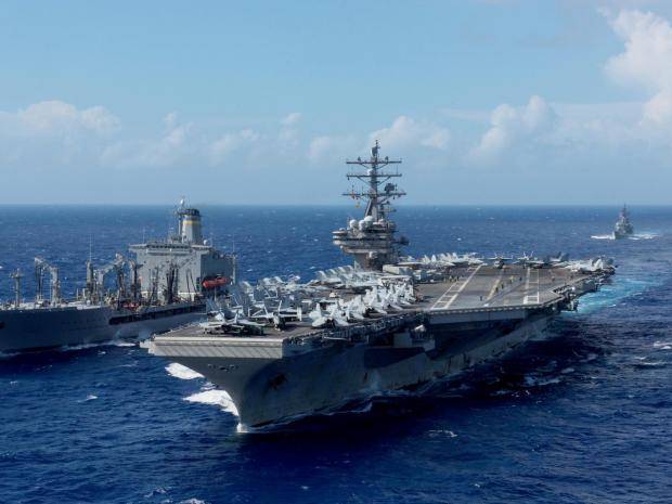 US Navy aircraft carrying 11 crashes off Japan