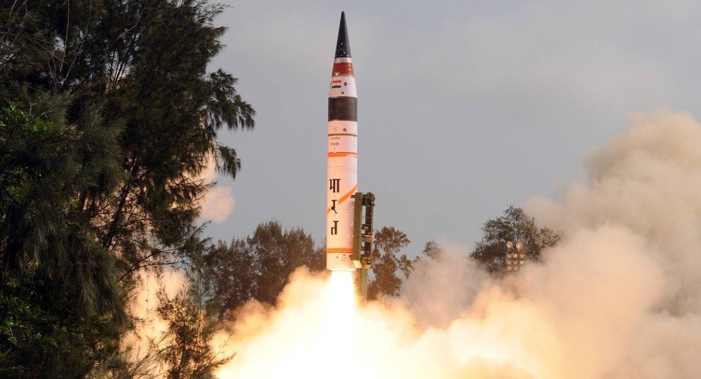 India successfully test fires Agni-V missile