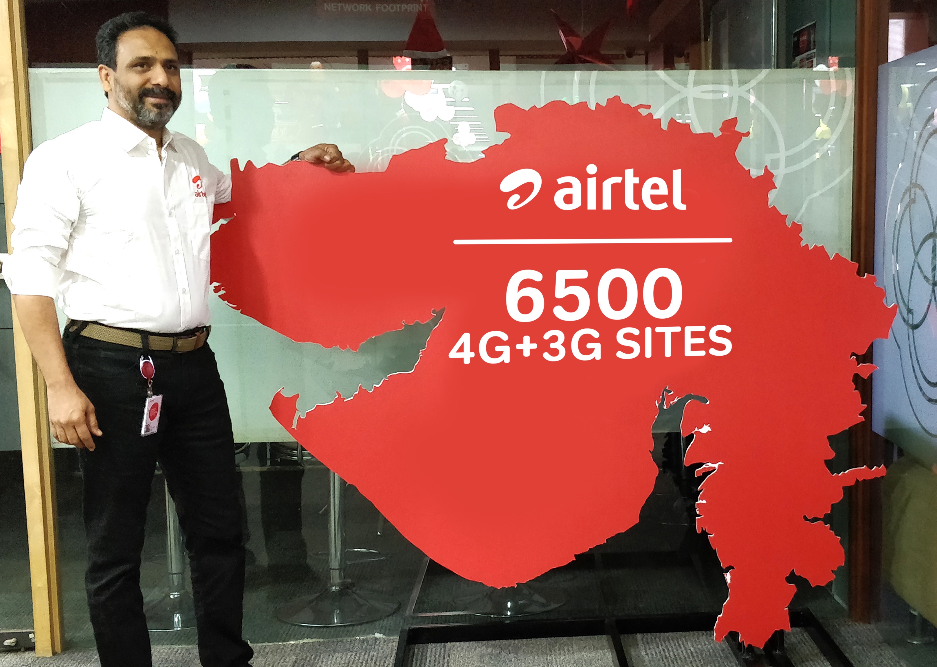 Airtel builds future-ready network with 6500 mobile broadband sites across Gujarat