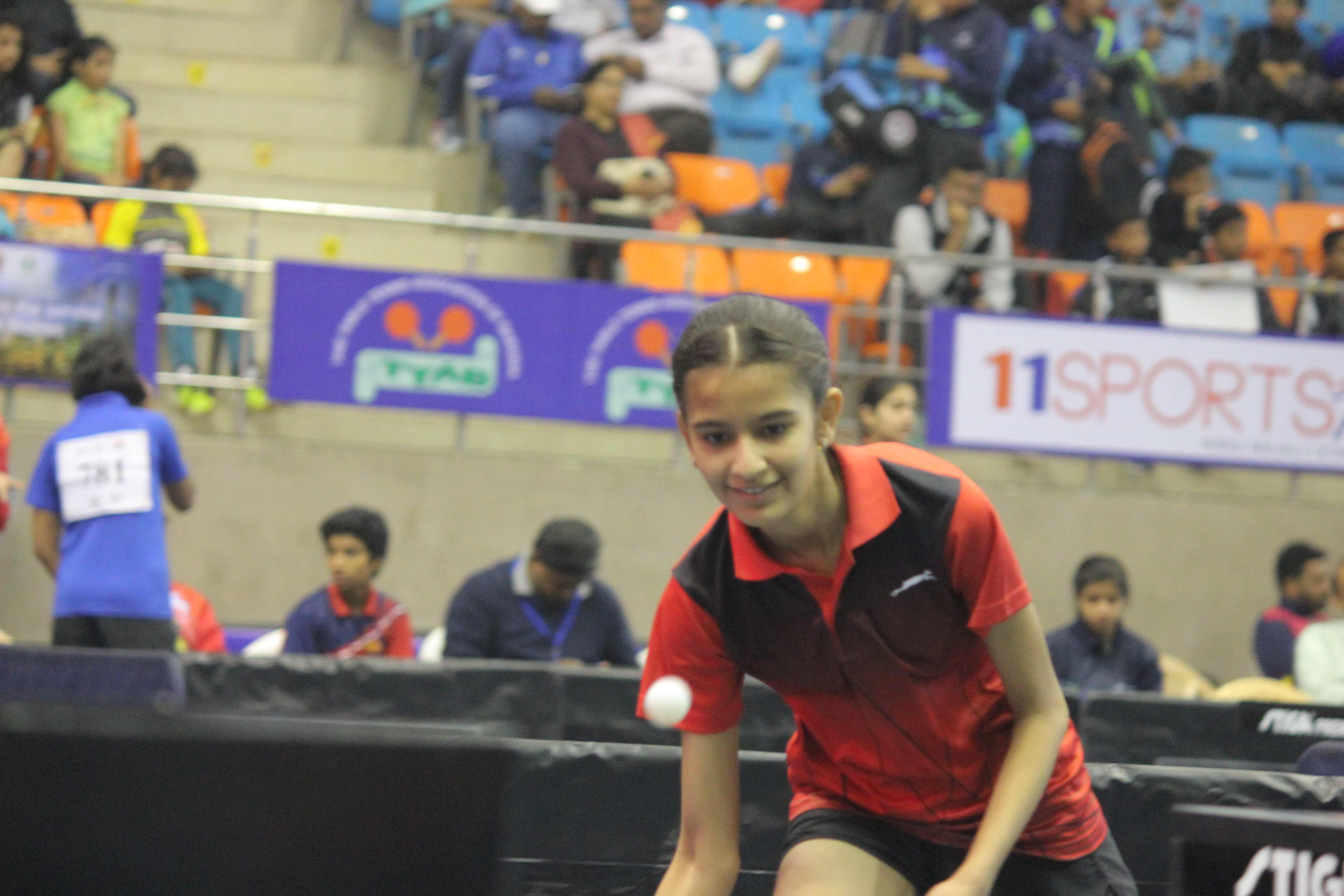 Gujarat team reign on Day 2 of 11SPORTS 63rd National School Games Table Tennis Championships