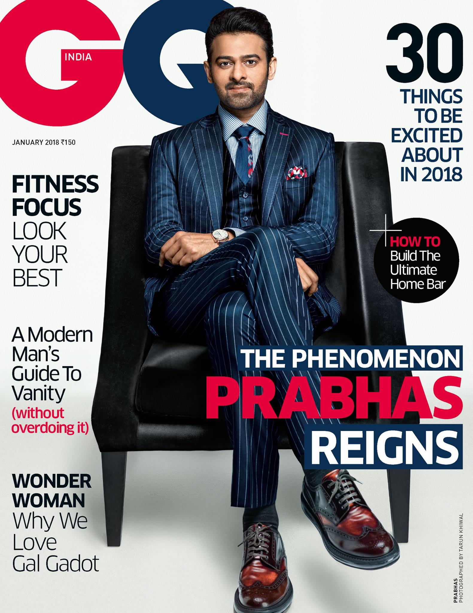 Prabhas poses for a magazine for the very first time