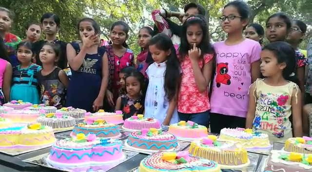 Joy of celebrating birthdays of under privileged girls