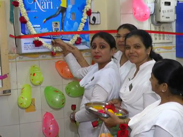 Sanitary vending machines and breast feeding room started at Vadodara railway station