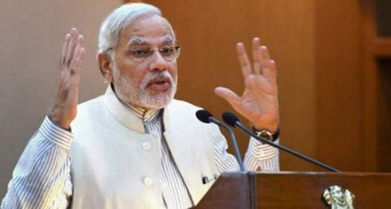 Modi blasts opposition for dividing the country