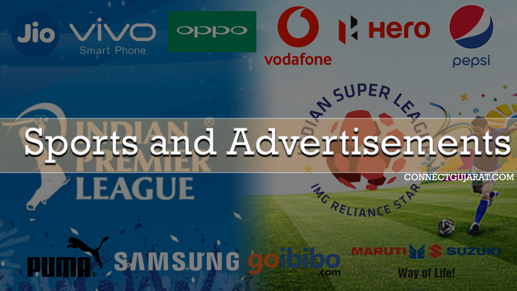 Sports and advertisements hand in hand