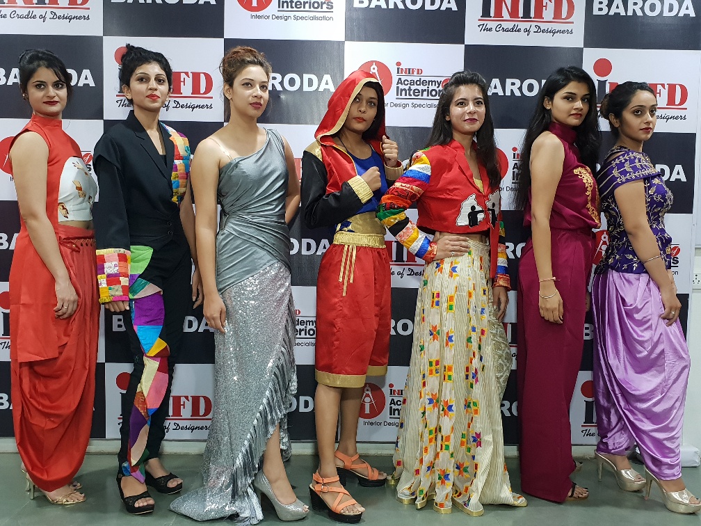 INIFD annual fashion show tribute to bollywood