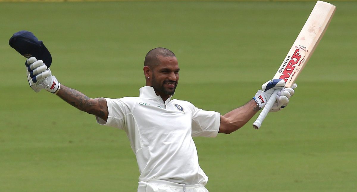 BCCI congratulates Dhawan on scoring century before lunch on Day 1