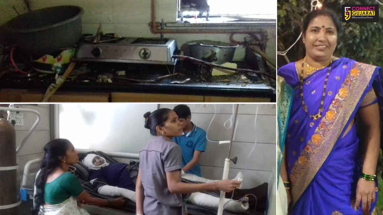 Mother daughter injured in LPG gasline blast in Vadodara
