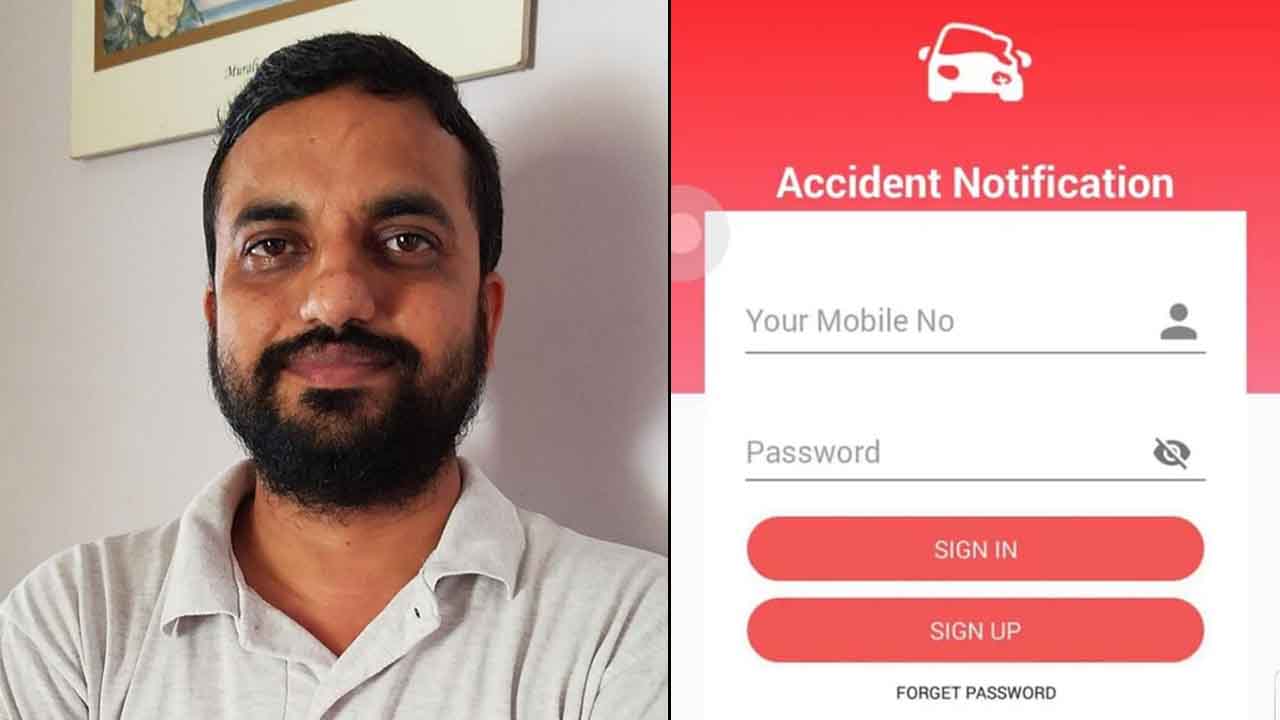 Vadodara based innovator develop unique app to help the accident victims