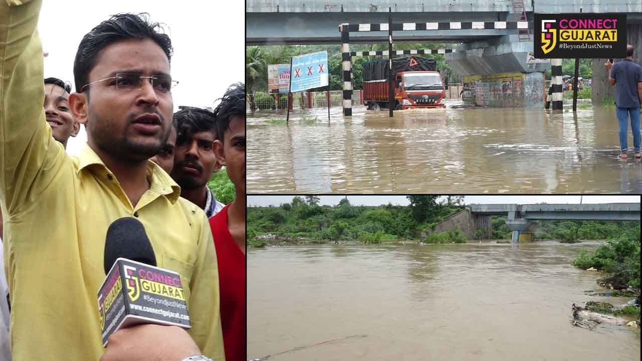 Bharuch MP Ahmed Patel village waterlogged