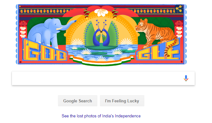 Google celebrates Indias Independence Day with special doodle