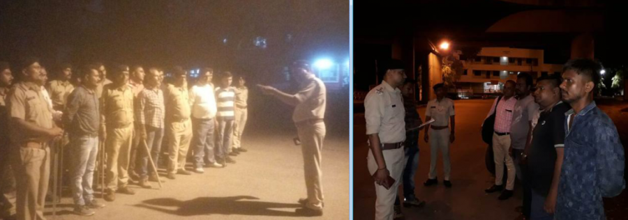 Vadodara Police checking drive at places prone to illegal activities