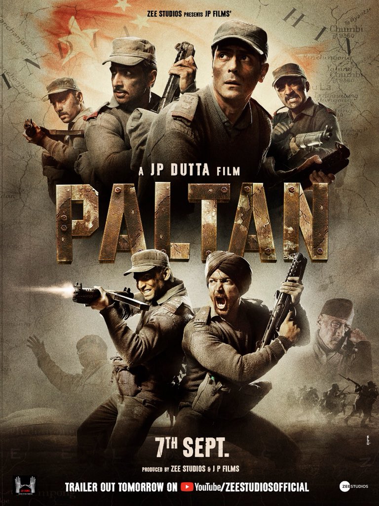 Paltan trailer to be out tomorrow