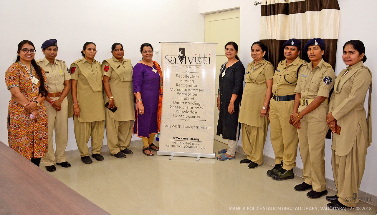 SaMvitti organised a session on the story of Tana Riri at Mahila police station