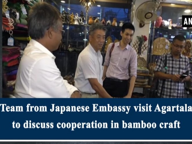 Team from Japanese Embassy visit Agartala to discuss cooperation in bamboo craft