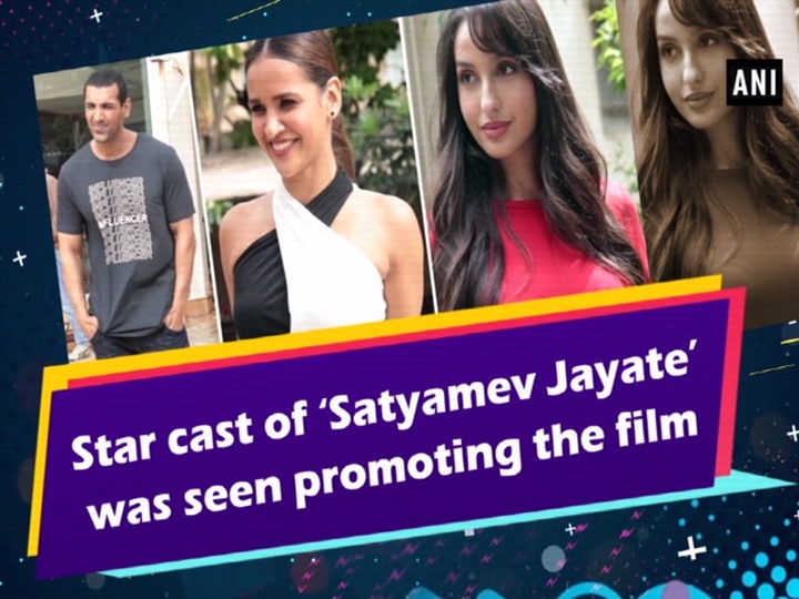 Star cast of ‘Satyamev Jayate’ was seen promoting the film