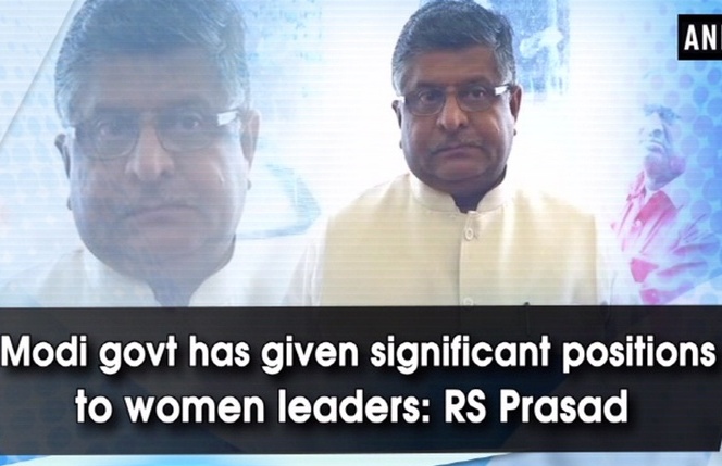 Modi govt has given significant positions to women leaders: RS Prasad