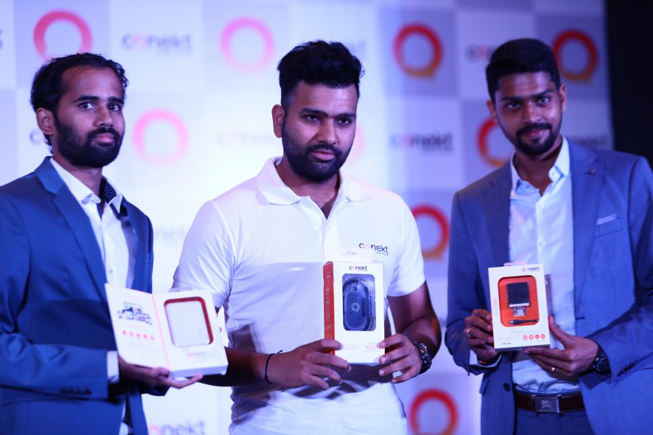 Rohit Sharma Launches Conekt Gadgets in India