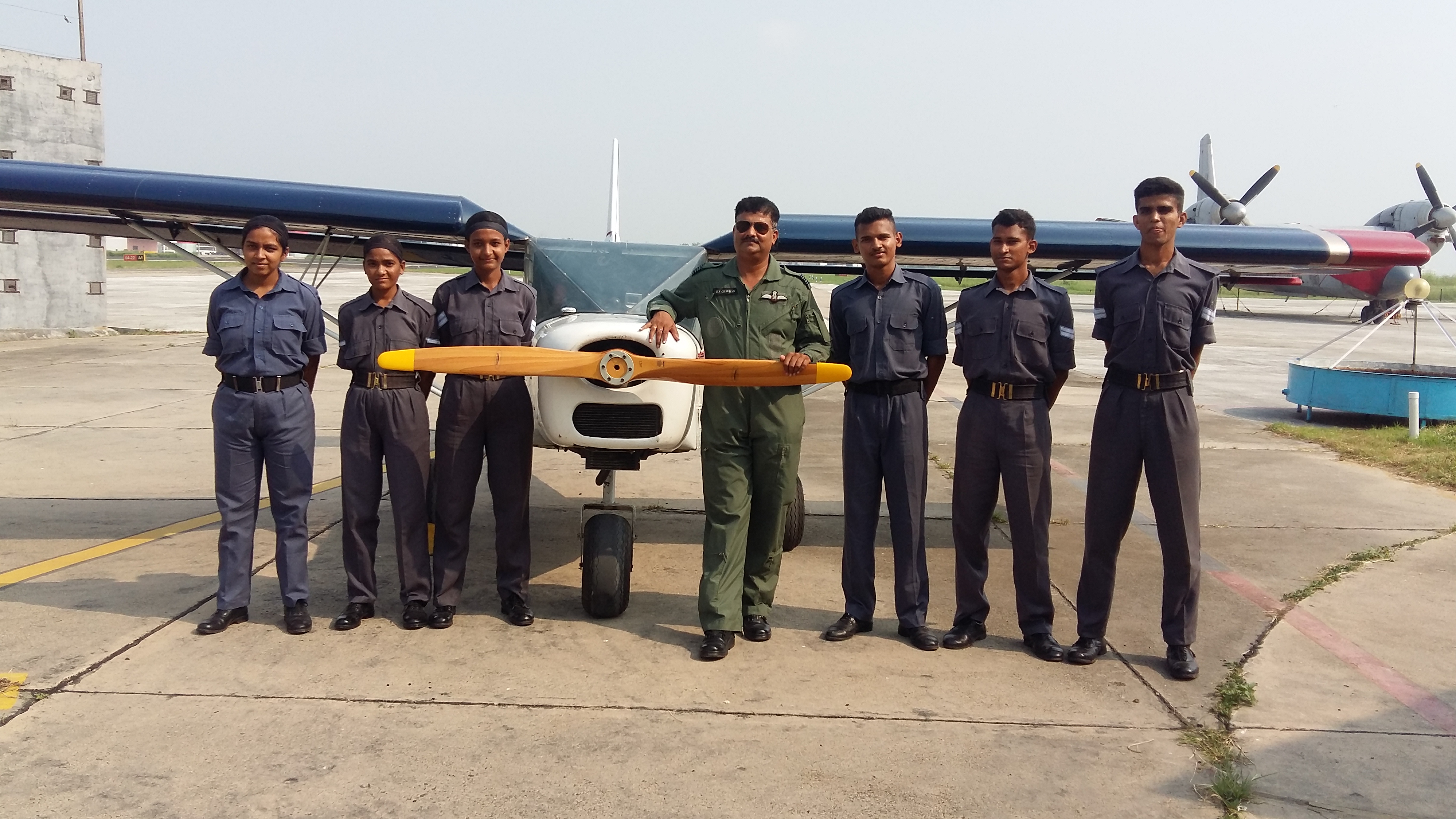 NCC cadets in Vadodara get flying exposure on Zen Microlight aircraft