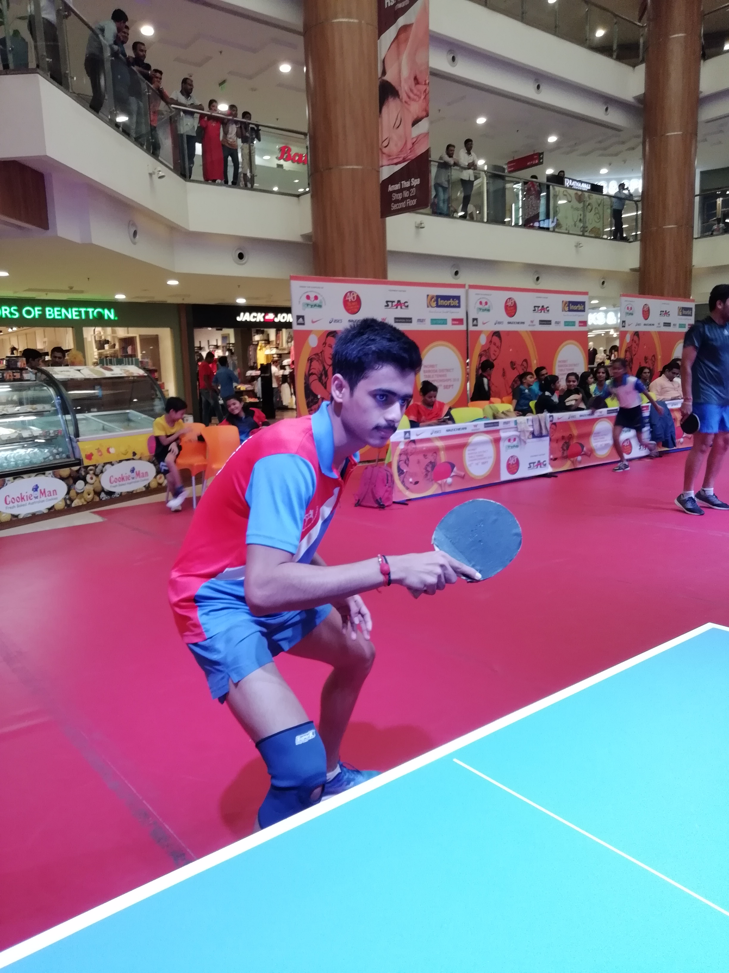 Two good games highlighted the 4th Day of  Baroda District Table Tennis Championships