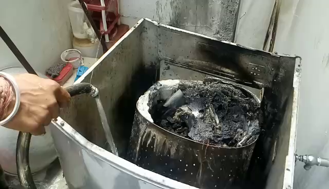 Washing machine caught fire after put on automatic mode in Vadodara
