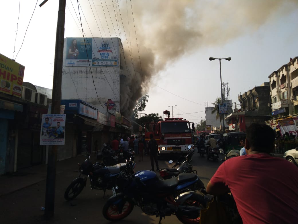 Fire inside medical store in Vadodara
