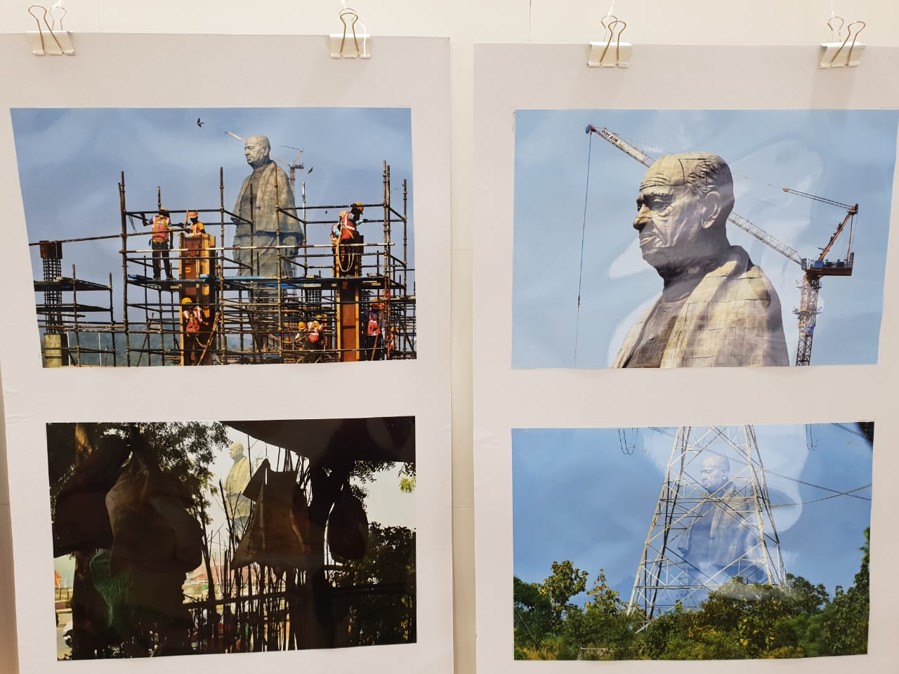 Vadodara city based photographer captured pictures of creation of Statue of Unity