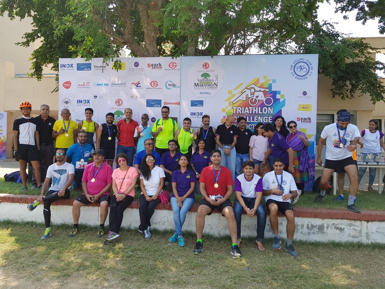 116 triathletes participated in the 4th edition of Triathlon challenge