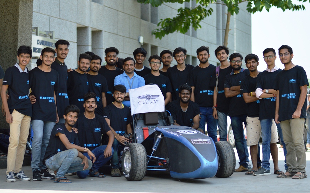 Team OJASWAT Formula Race Car from CHARUSAT to run at FFS 2018, Coimbatore