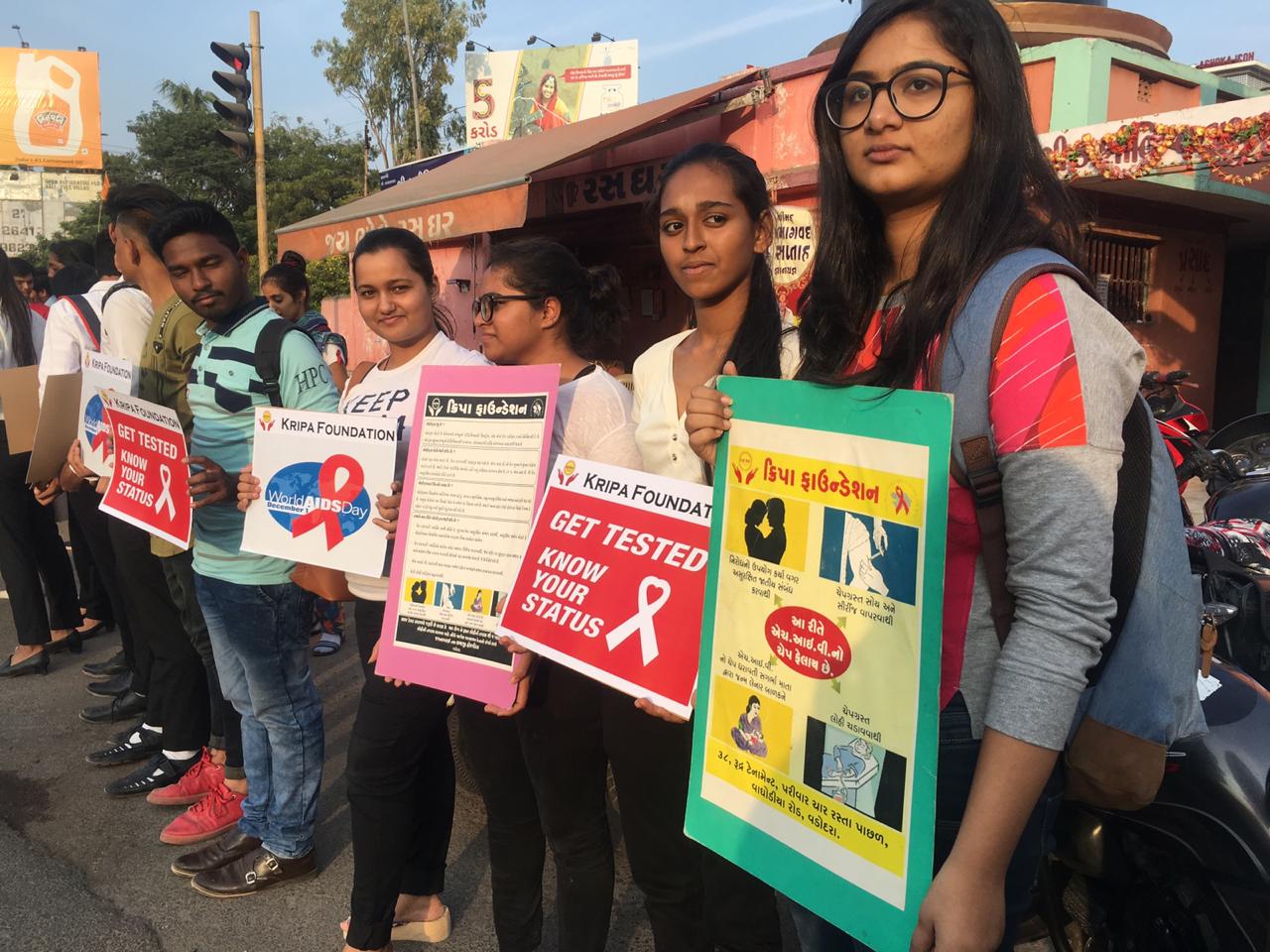 Kripa foundation organise awareness programme on the eve of World Aids Day