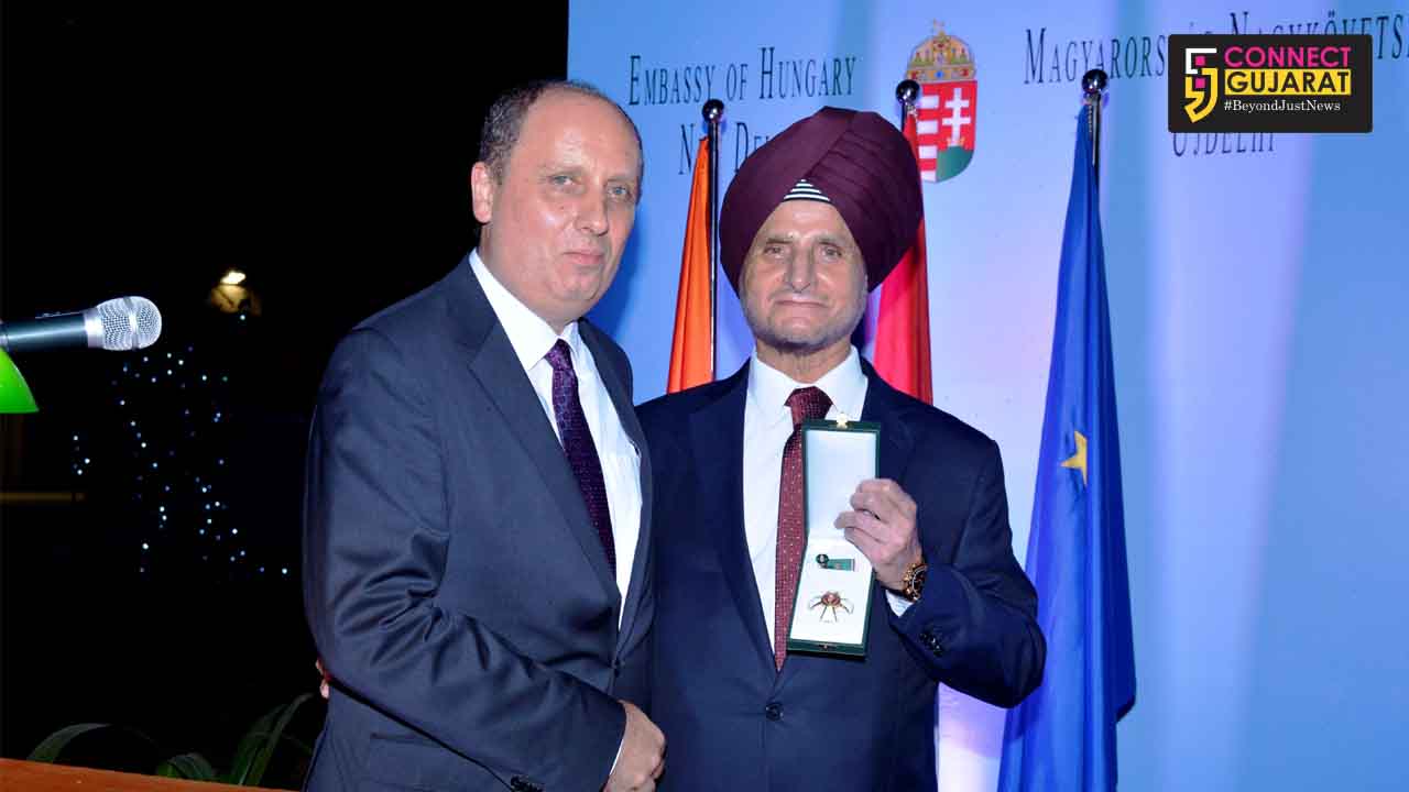 Onkar S Kanwar awarded with ‘Order of Merit’ of Hungary