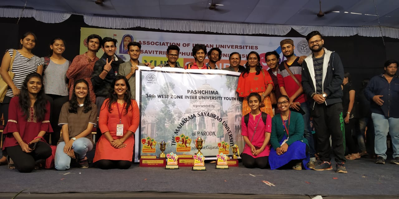 MSU students secured positions in West Zone Inter University Youth Festival