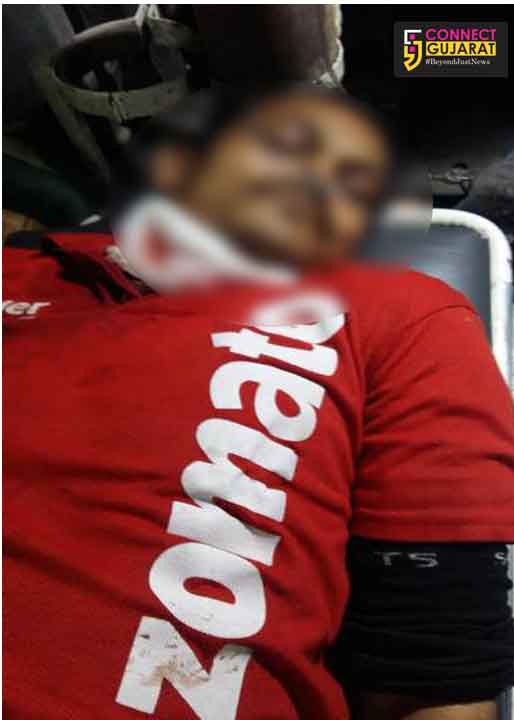 Zomato delivery boy injured with deadly kite string in Vadodara